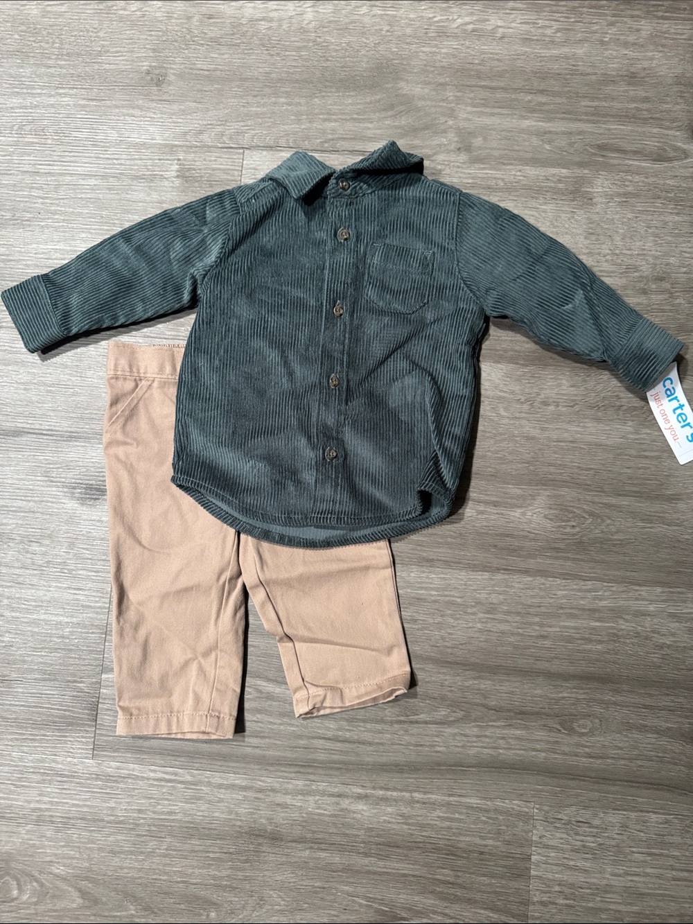 Carters Matching Button Down and Pants